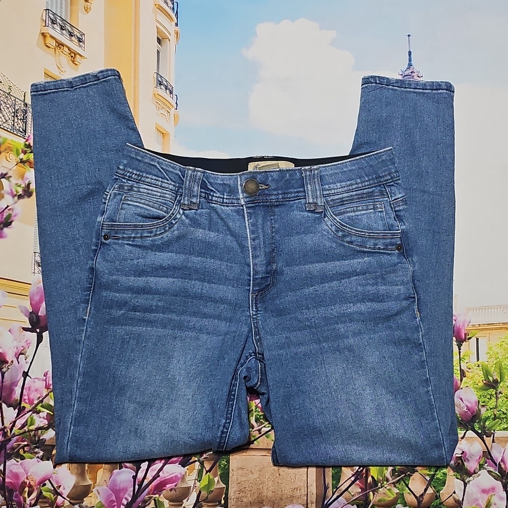 Democracy Ab Techology Classic Blue Skinny Jeans Size 8 - Picture 2 of 5